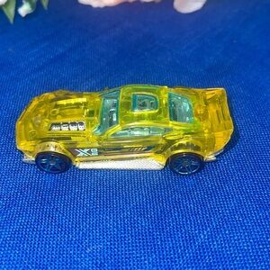 Hot Wheels 2014 Drift Rod YELLOW #08 Blue HW X-Raycers Series Malaysia Loose